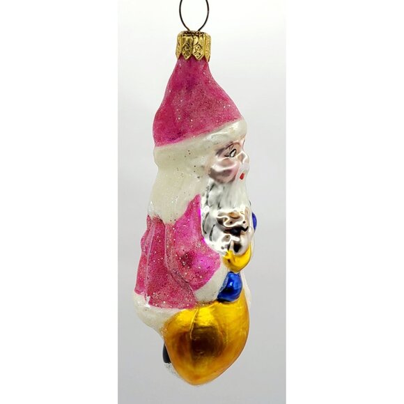Vintage Christopher Radko Ornament Santa with Tree & Bag of Toys Good Condition - Picture 4 of 8
